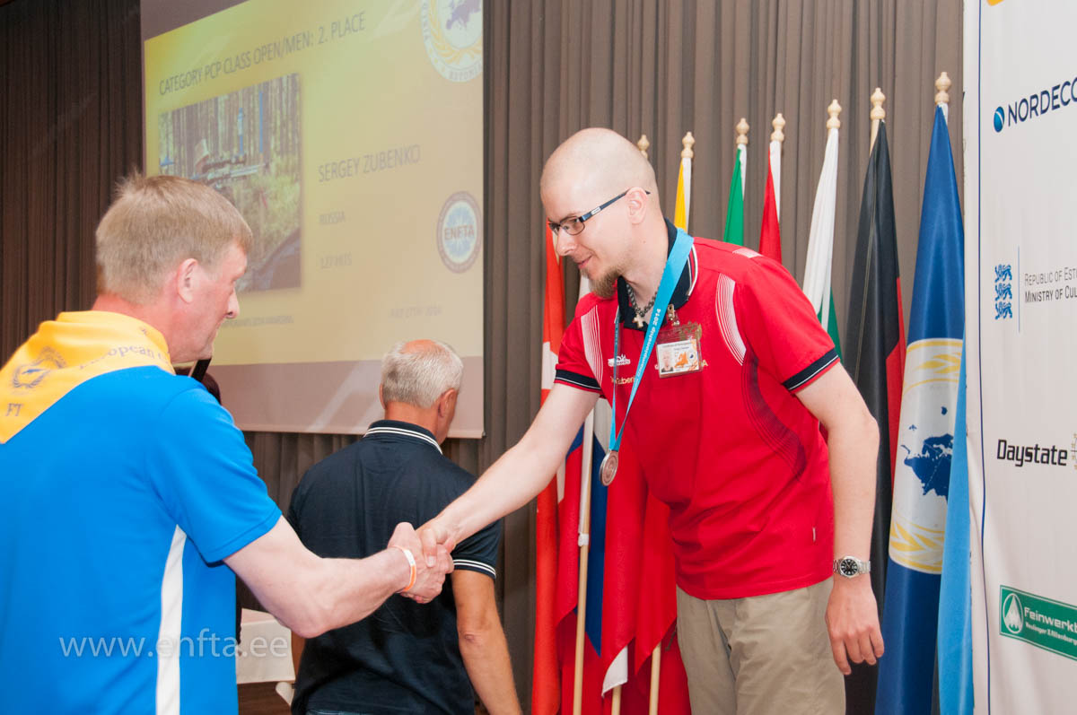 Category PCP Open Men 2nd place - Sergey Zubenko RU